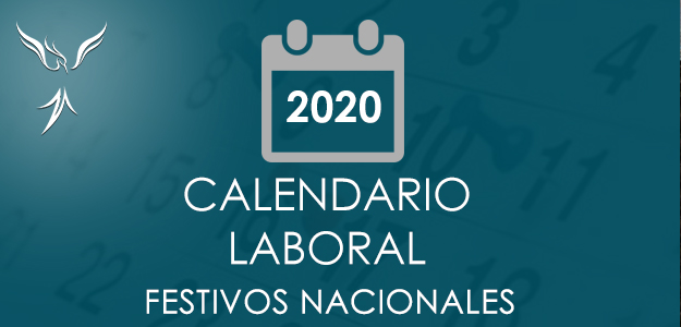 Calendario laboral para 2020